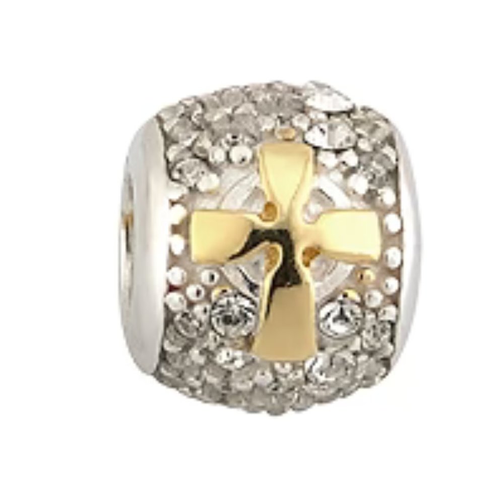 Solvar Golden Cross Bead